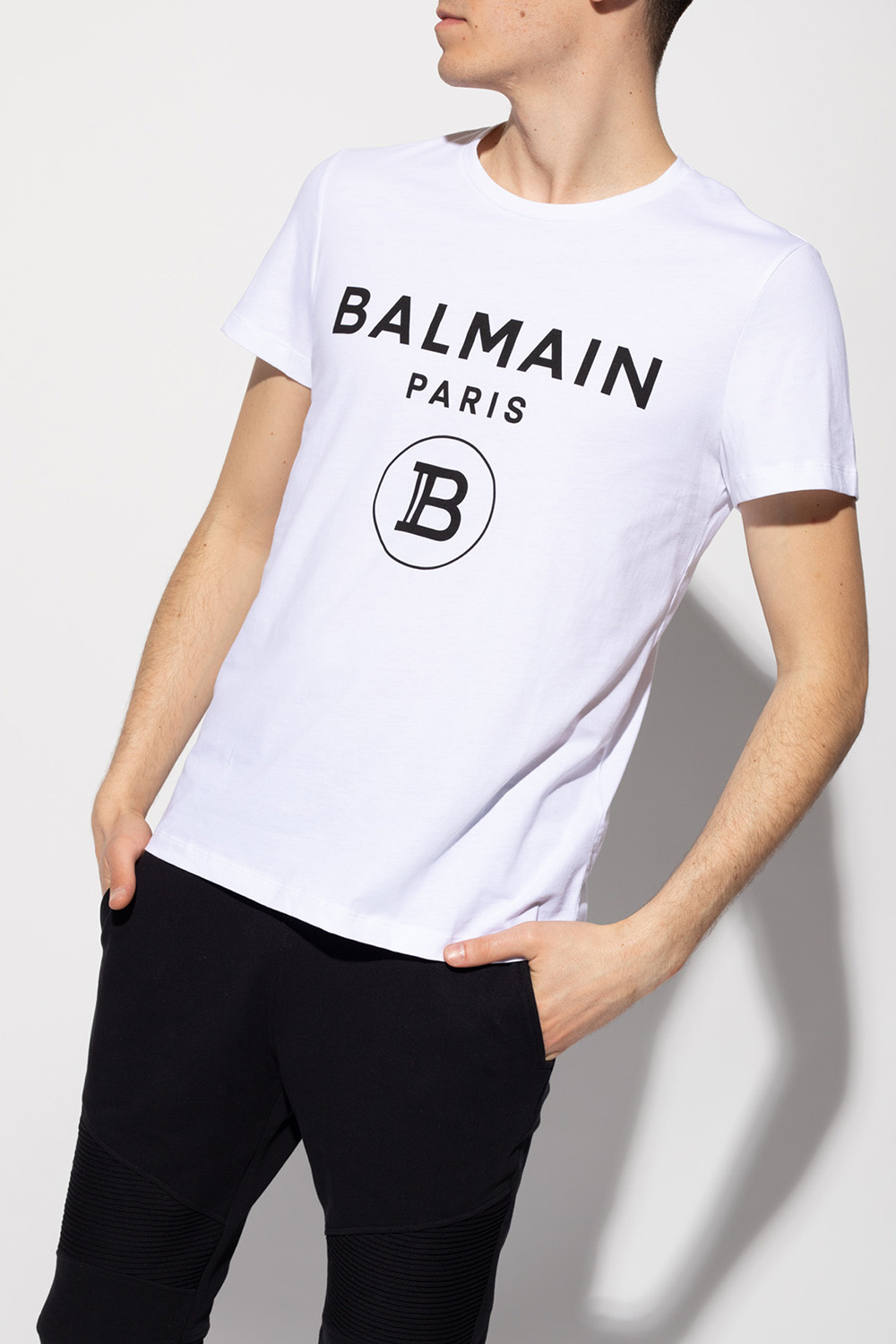 Balmain T-shirt with logo | Men's Clothing | IetpShops
